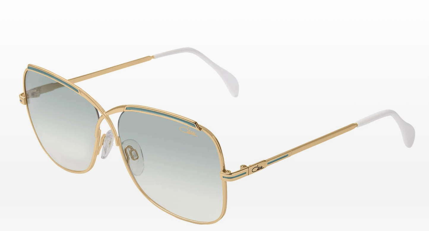 Cazal 224/3 003 Sunglasses – Gold Luxury Rimless Eyewear