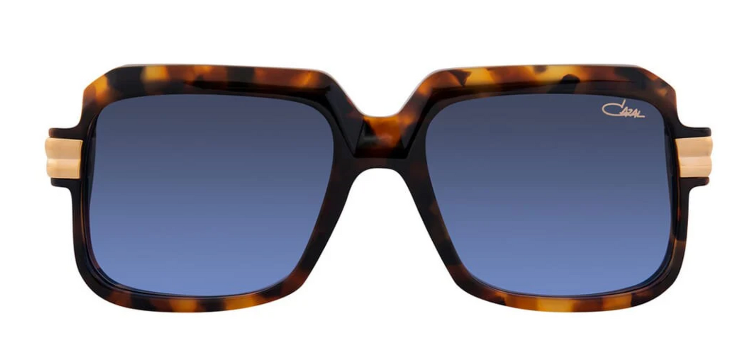 Cazal 607/3 017 – Black & Gold Iconic Vintage-Style Sunglasses