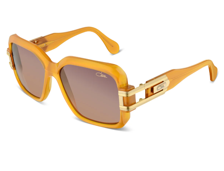 Cazal 623/3 003 – Amber/Gold Square Luxury Sunglasses