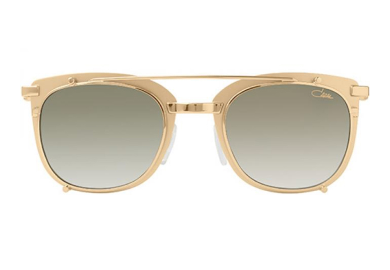 Cazal 9077/003 – Gold Full-Rim Square Luxury Sunglasses
