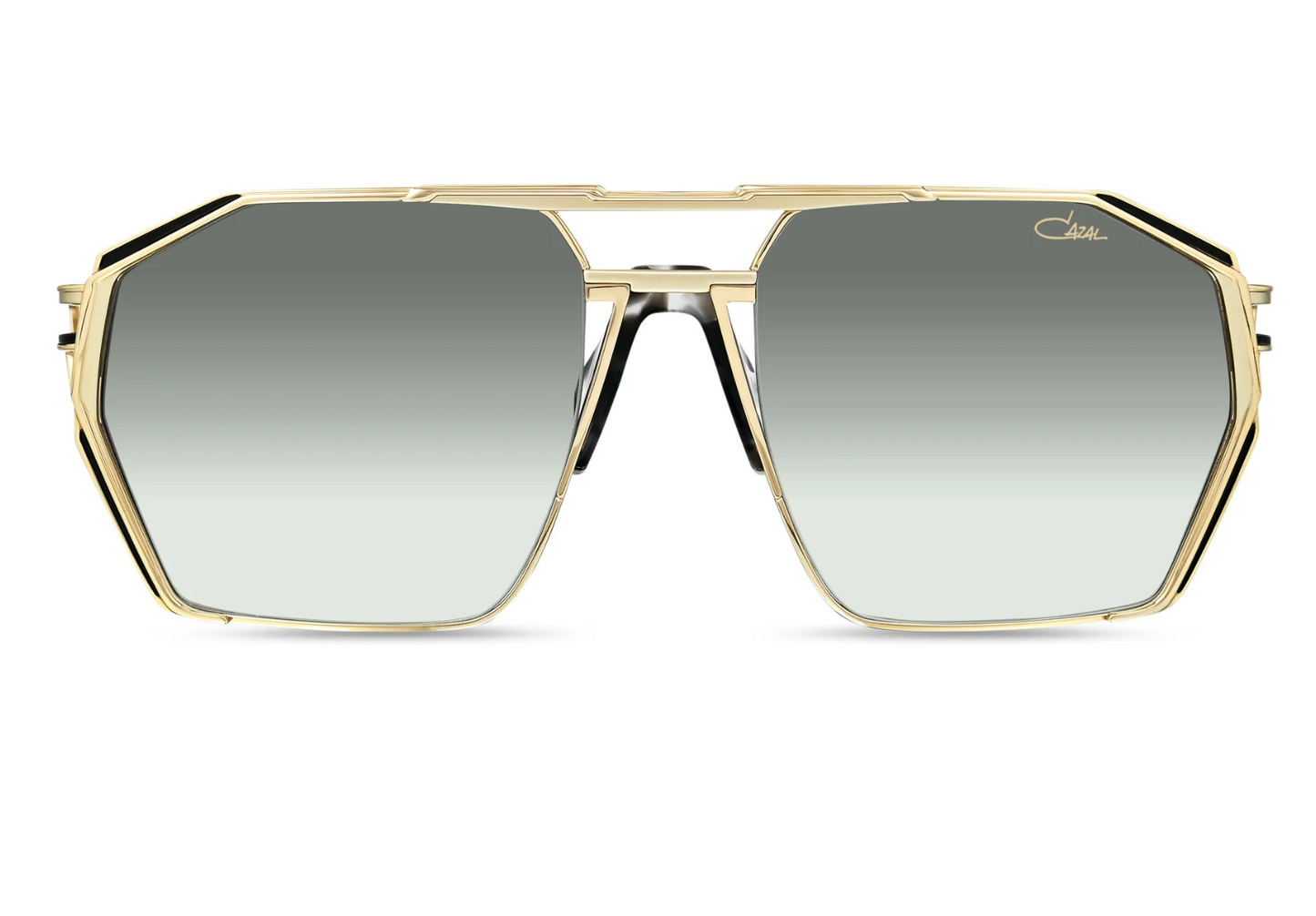 Cazal 956/001 – Black & Gold Vintage Cut-Out Luxury Sunglasses