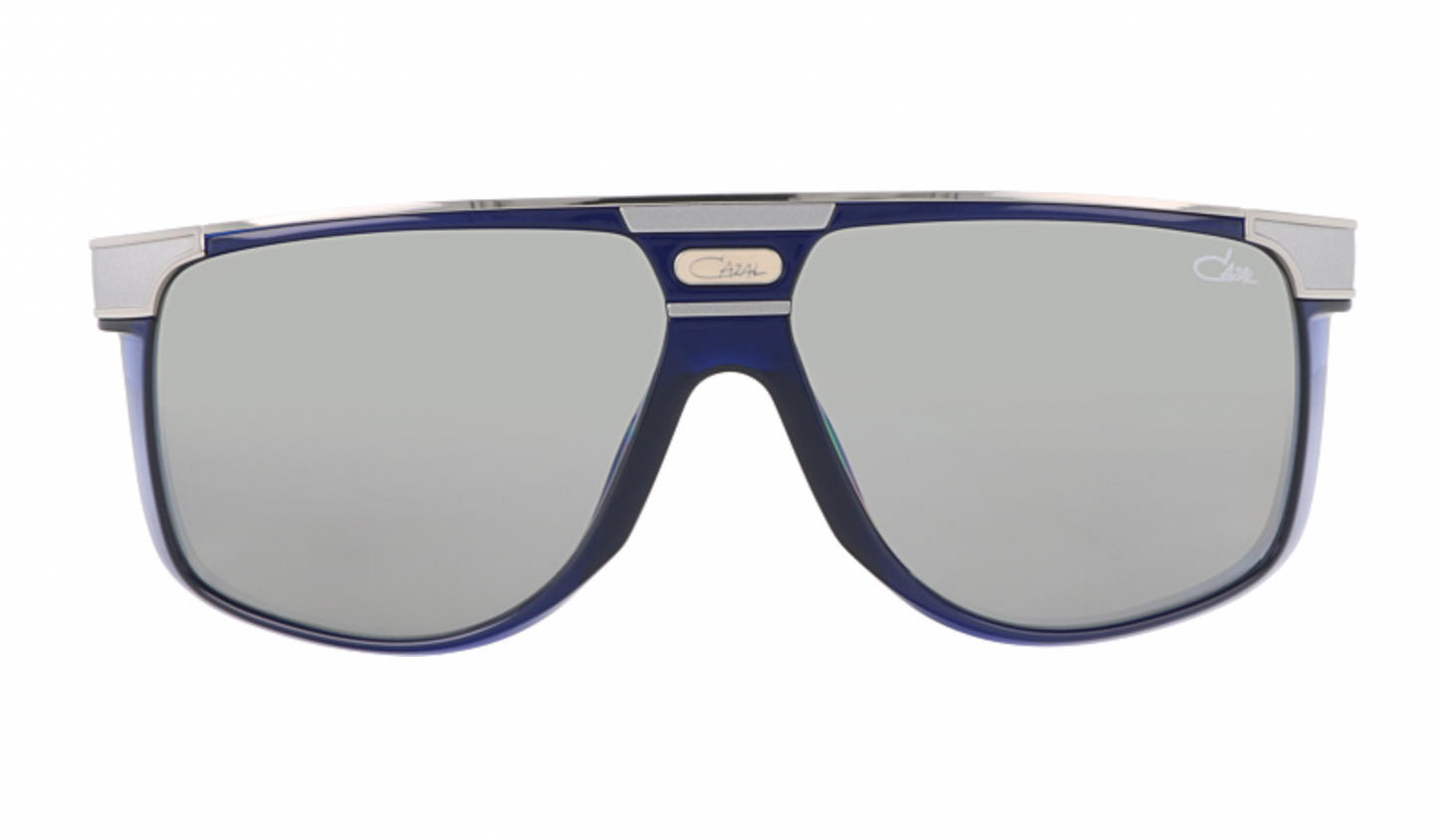 Cazal 673/002 – Night Blue/Silver Pilot Luxury Sunglasses