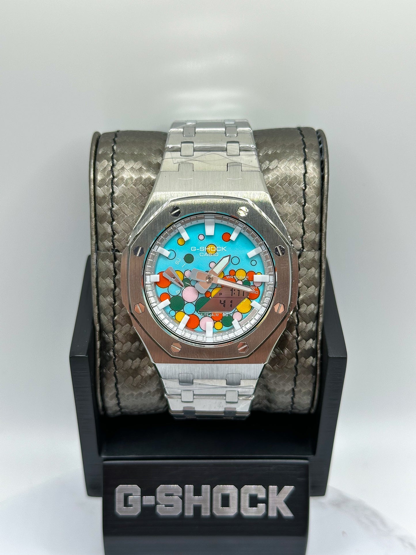 Casioak G-SHOCK Mod Custom Tiffany Blue "Rolex-Inspired"