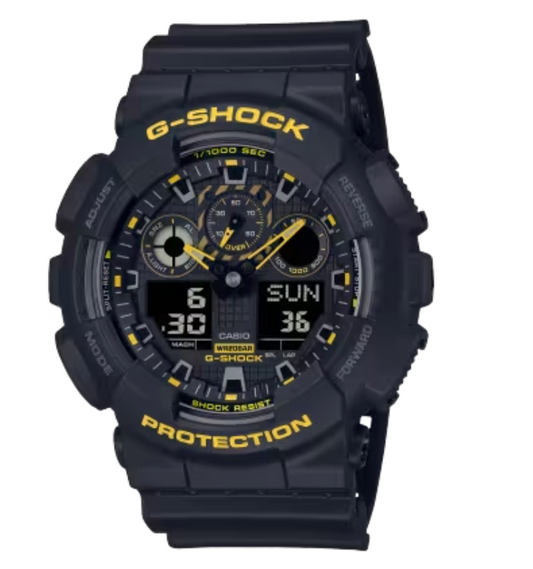 G-Shock GA100CY-1A Camouflage Series Watch - Stealthy Style with Superior Performance