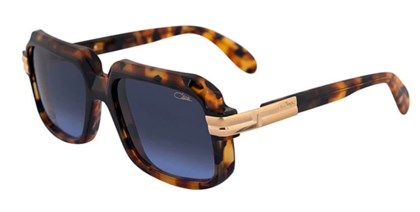 Cazal 607/3 017 – Black & Gold Iconic Vintage-Style Sunglasses