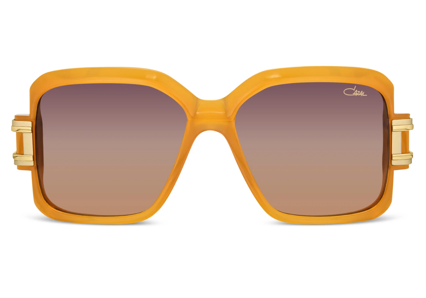 Cazal 623/3 003 – Amber/Gold Square Luxury Sunglasses