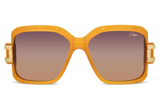 Cazal 623/3 003 – Amber/Gold Square Luxury Sunglasses