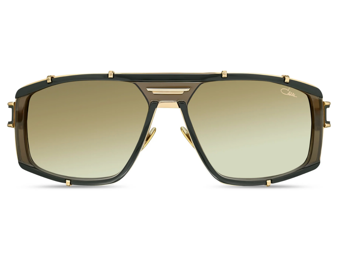 Cazal 8046/002 – Khaki/Gold Pilot Luxury Sunglasses