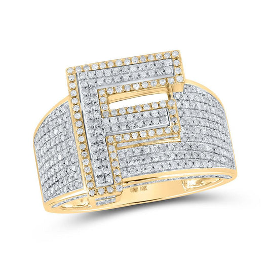 initials 18ct White Gold Diamond D Bracelet