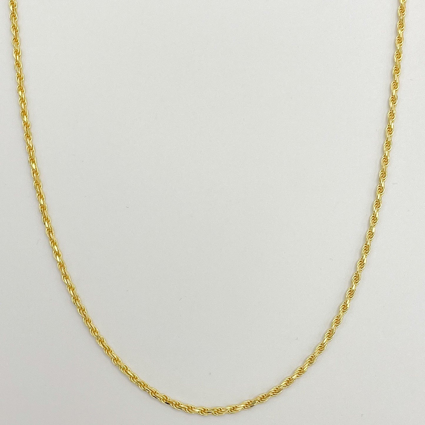 2.3mm Solid Rope Chain - Gold Heart Group Jewelers