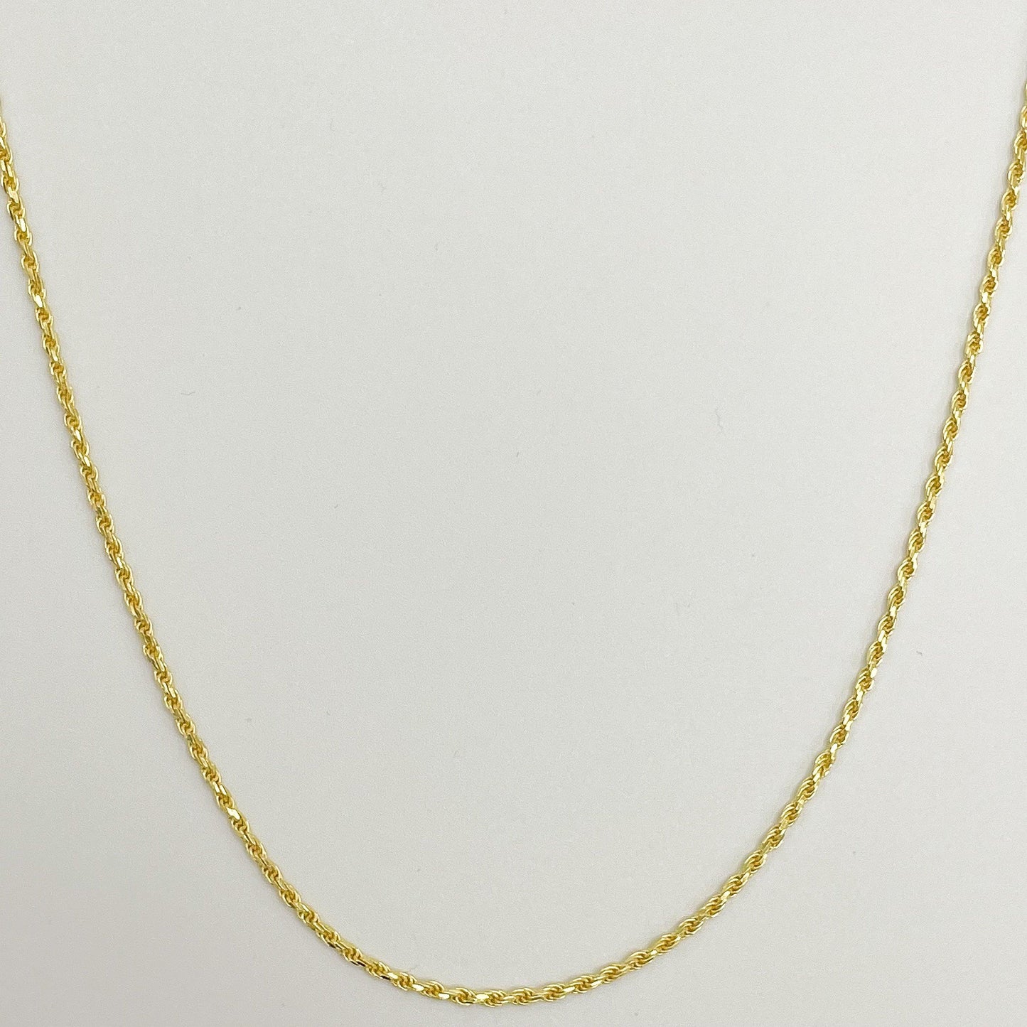 1.4mm Solid Rope Chain - Gold Heart Group Jewelers