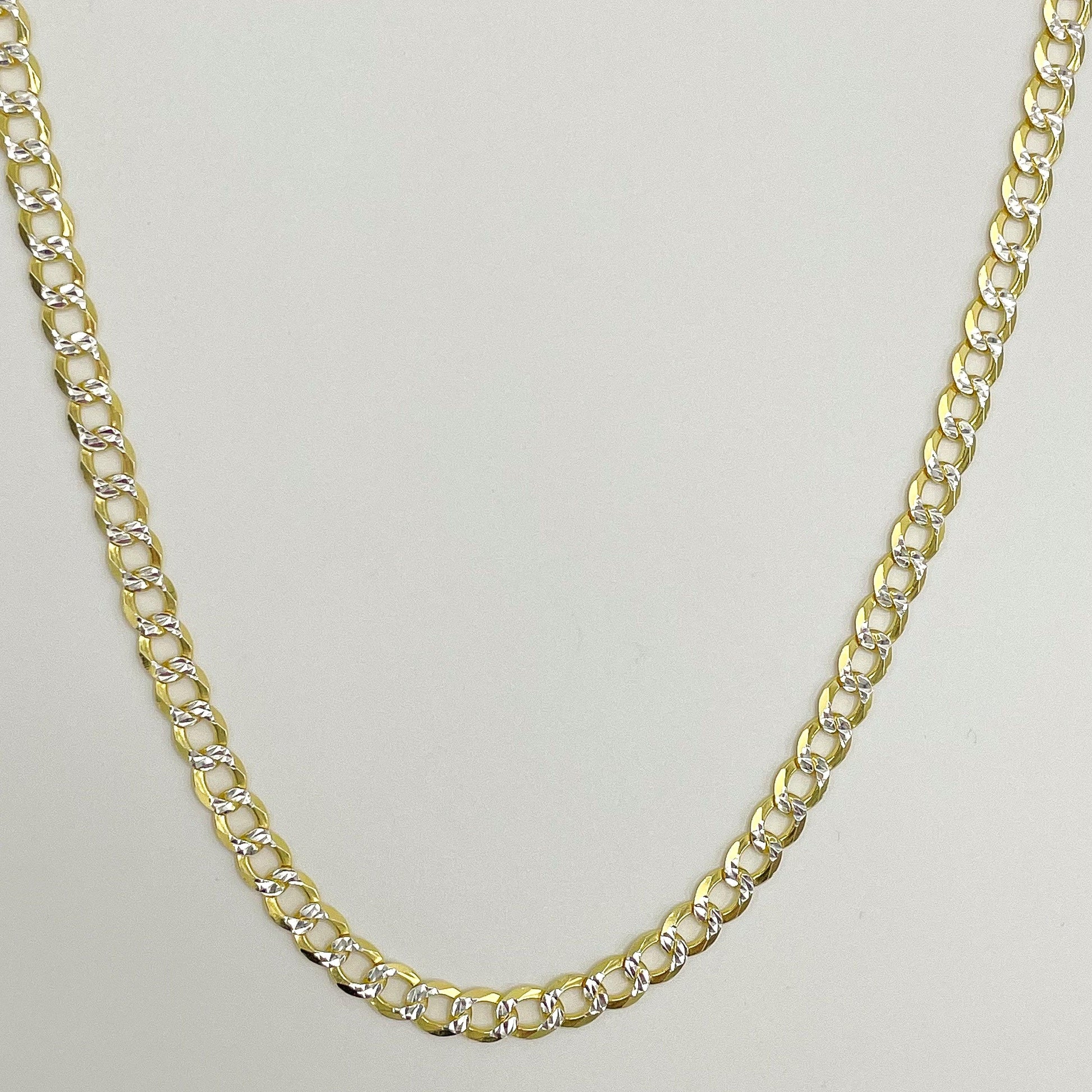 5.3mm Diamond Cut Curb Link Chain - Gold Heart Group Jewelers