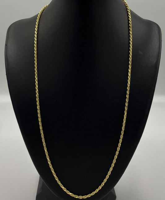 2.3mm Solid Rope Chain - Gold Heart Group Jewelers
