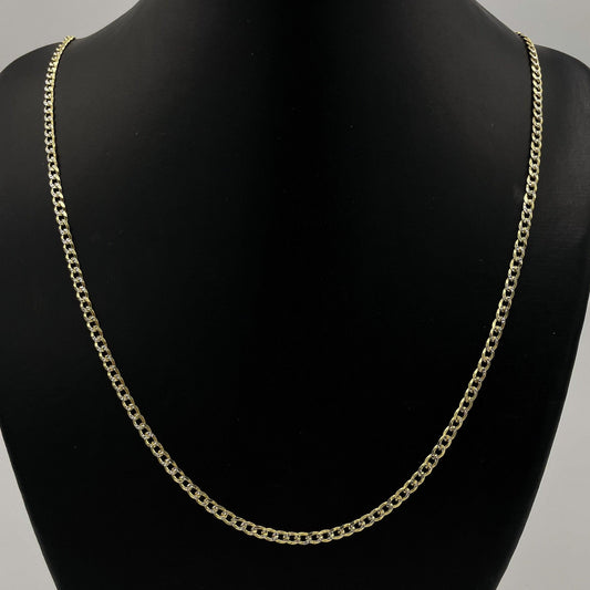 2.8mm Diamond Cut Curb Link Chain - Gold Heart Group Jewelers