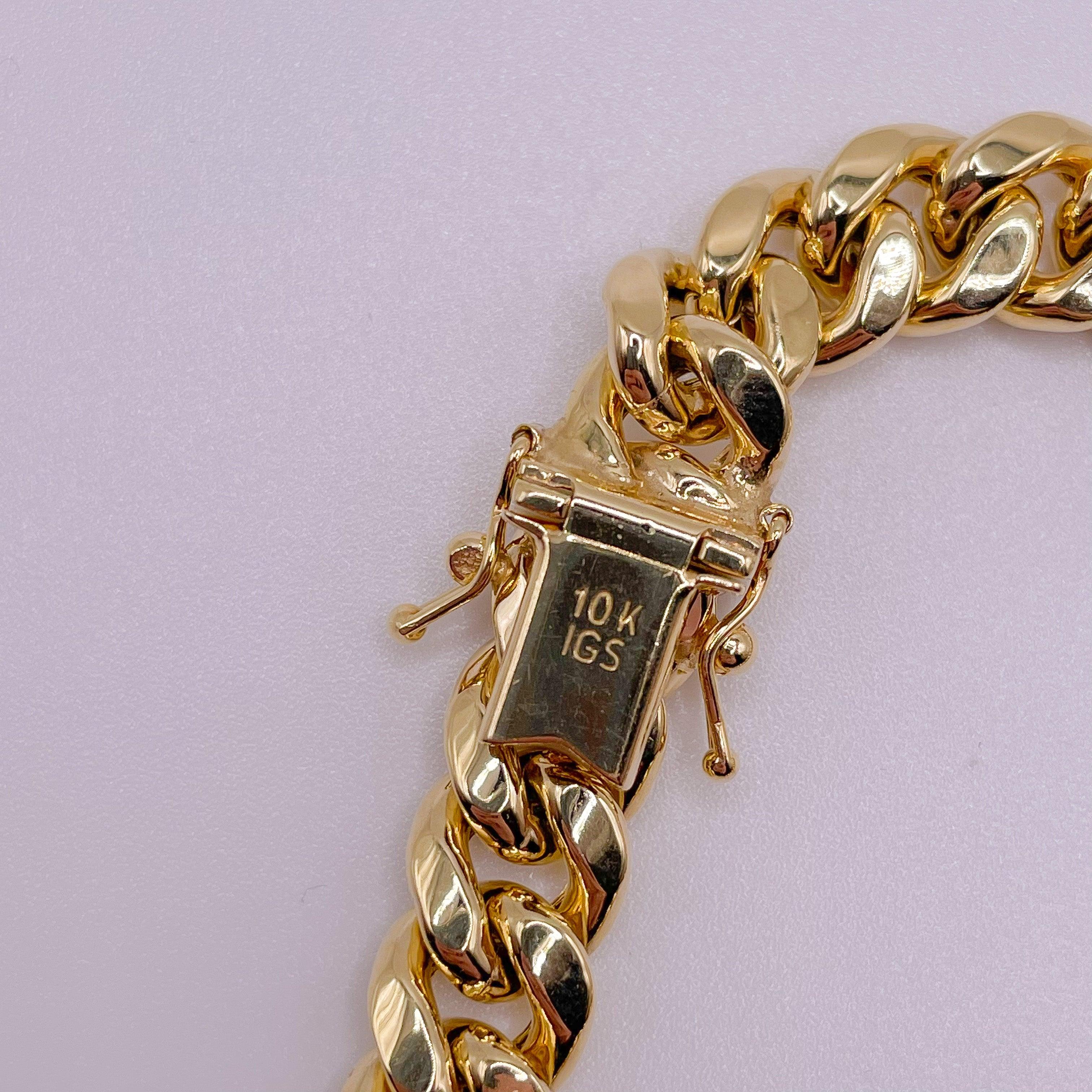Italian Gold Men's Figaro Link Bracelet in 10k Gold | Hawthorn Mall