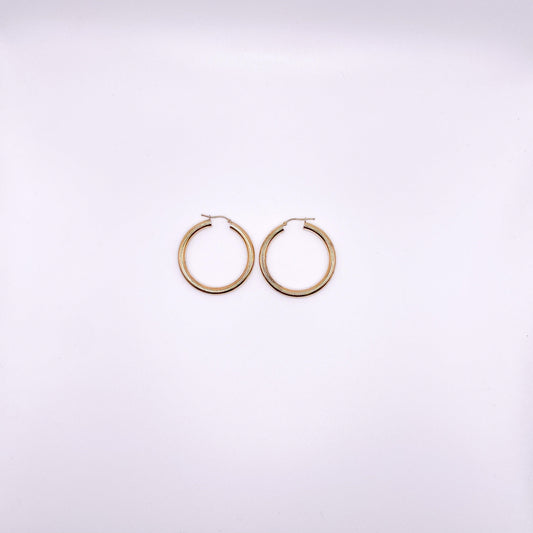 10K GOLD Hoop Earrings - Gold Heart Group Jewelers