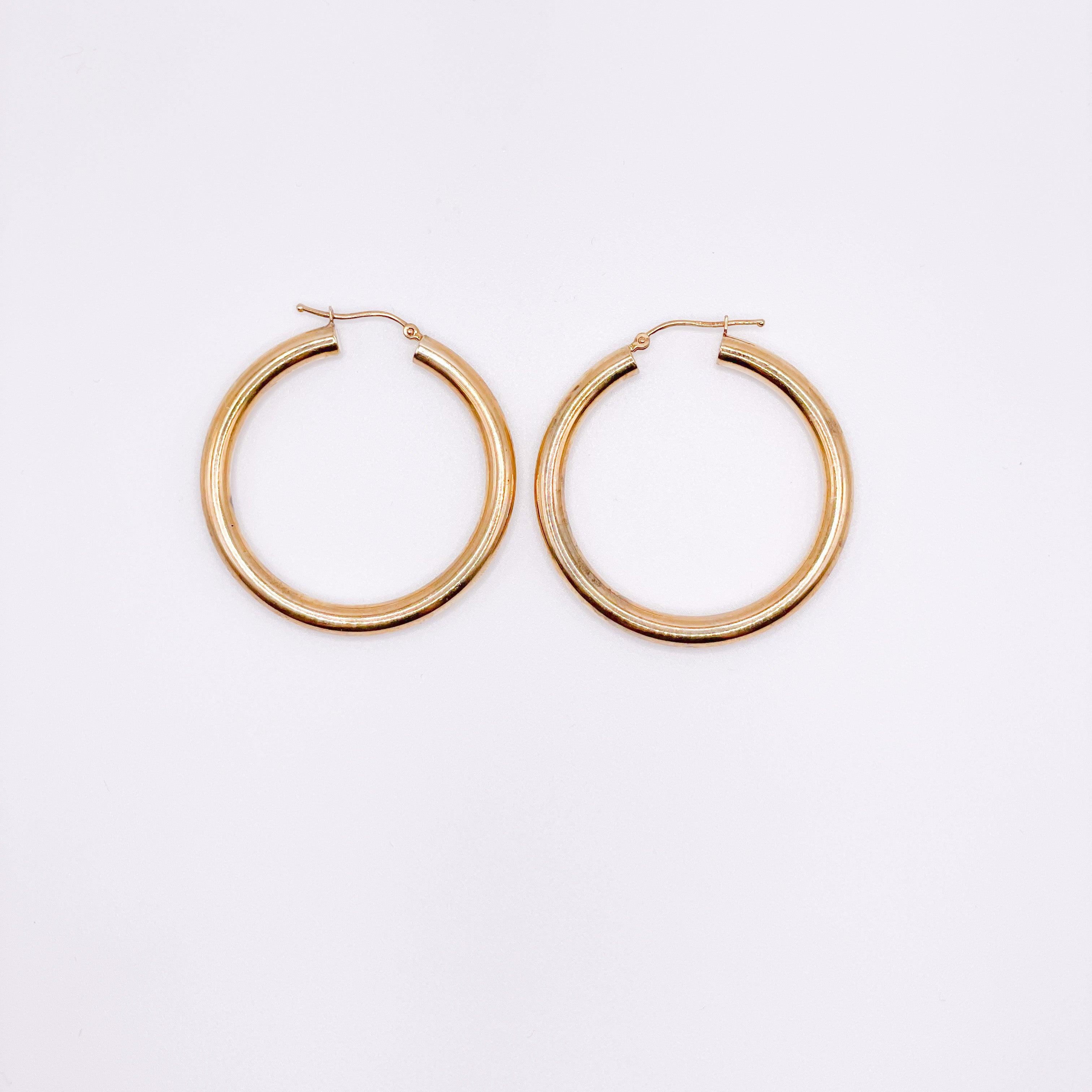 Men's 1/2 CT. T.W. Diamond Hoop Earrings in 10K Gold | Zales Outlet