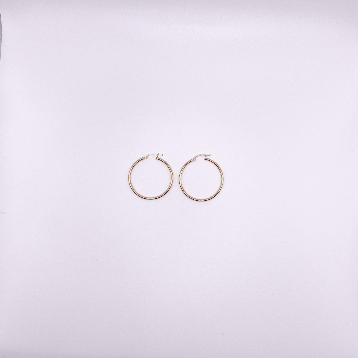 10K GOLD Hoop Earrings - Gold Heart Group Jewelers