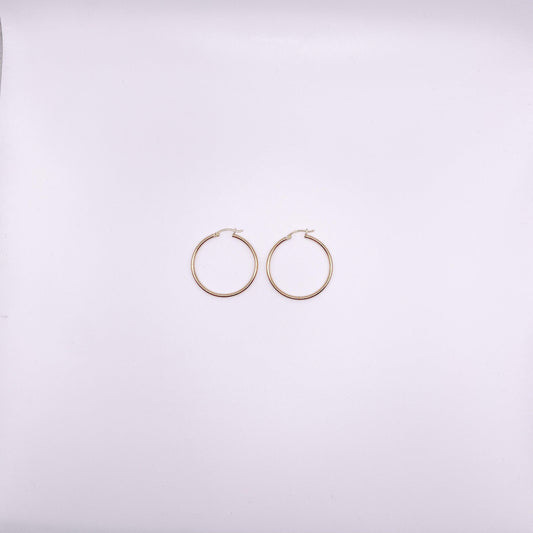 10K GOLD Hoop Earrings - Gold Heart Group Jewelers