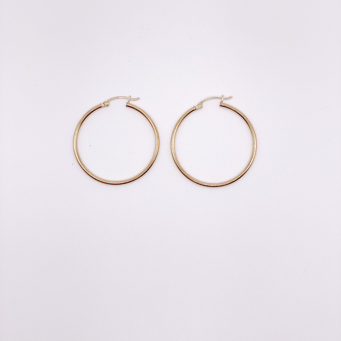 10K GOLD Hoop Earrings - Gold Heart Group Jewelers