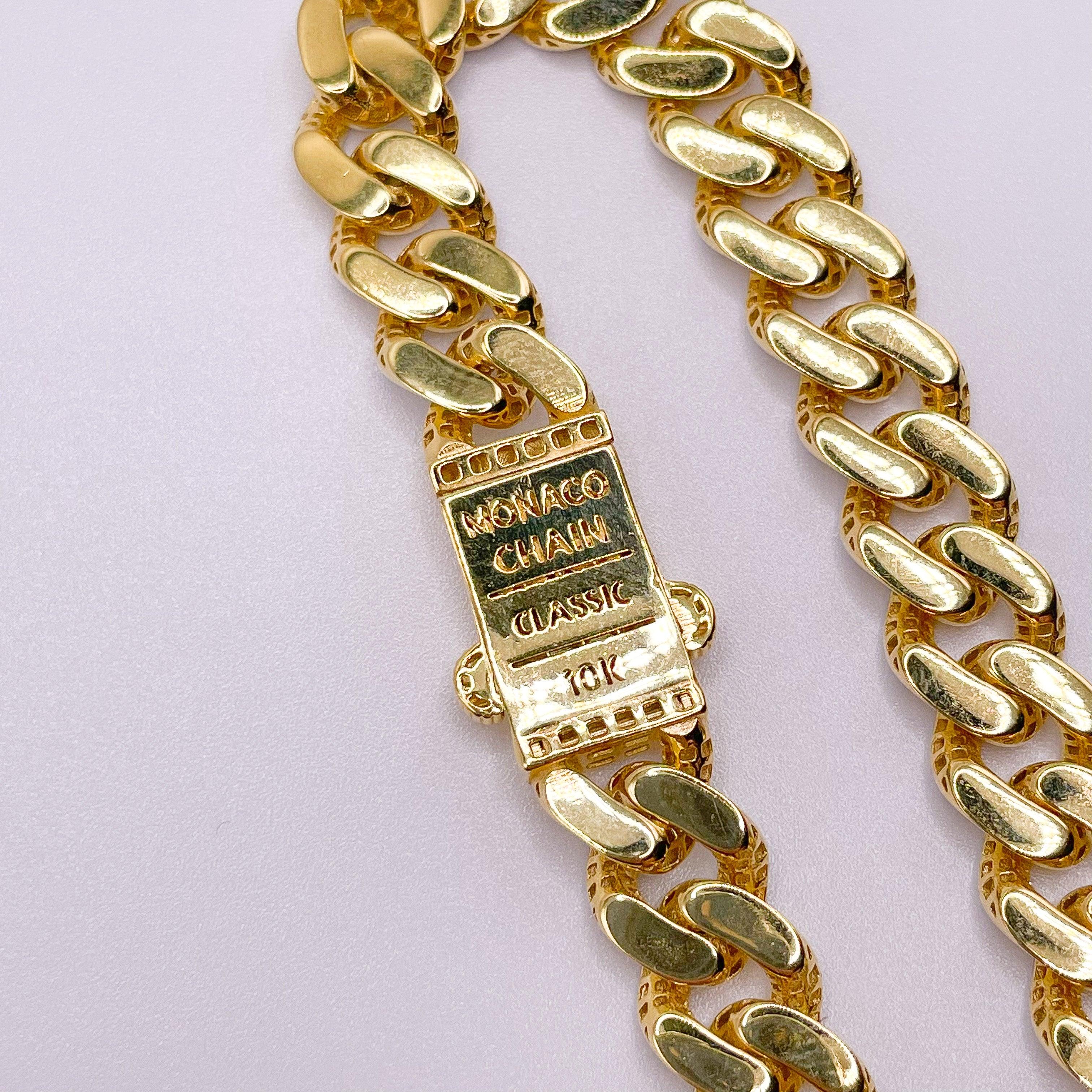 Monaco chain store 10k bracelet